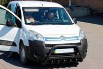 Citroen Berlingo 2008–2018 Frontbøjle WT004 Black (rustfrit stål) foto 3