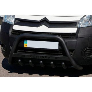 Frontbøjle WT004 Black (rustfrit stål) Citroen Berlingo 2008–2018 foto 1
