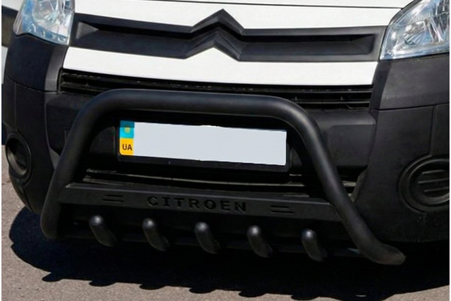 Citroen Berlingo 2008–2018 Frontbøjle WT004 Black (rustfrit stål) Image