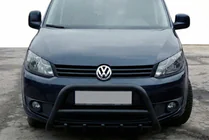 Volkswagen Caddy 2015–2020 Bullbar WT003 Black (rustfrit stål) foto 1