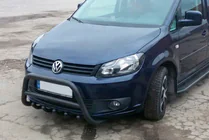 Volkswagen Caddy 2015–2020 Bullbar WT003 Black (rustfrit stål) foto 2