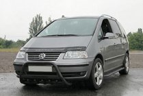 Volkswagen Sharan 1995–2010 Frontbøjle WT004 Black (rustfrit stål) foto 3