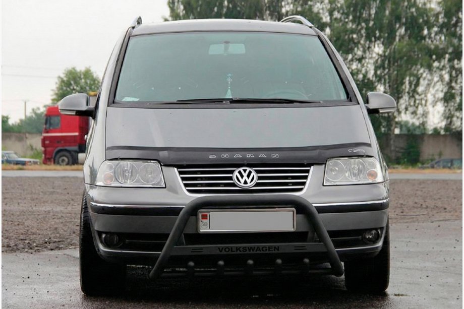 Volkswagen Sharan 2010–2023 Frontbøjle WT004 Black (rustfrit stål) Image