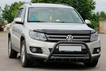 Volkswagen Tiguan 2007–2016 Bullbar WT003 Black (rustfrit stål) foto 1