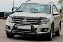 Volkswagen Tiguan 2007–2016 Bullbar WT003 Black (rustfrit stål) foto 2