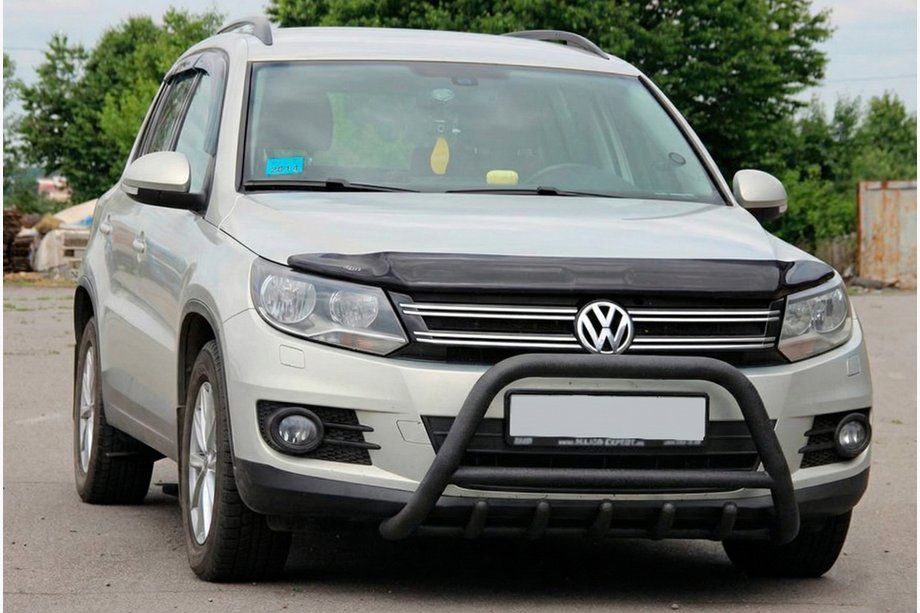 Volkswagen Tiguan 2007–2016 Bullbar WT003 Black (rustfrit stål) Image
