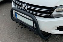 Volkswagen Tiguan 2007–2016 Frontbøjle WT004 Black (rustfrit stål) foto 2