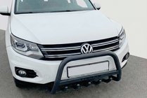 Volkswagen Tiguan 2007–2016 Frontbøjle WT004 Black (rustfrit stål) foto 3