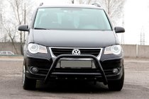 Volkswagen Touran 2003–2010 Bullbar WT003 Black (rustfrit stål) foto 2