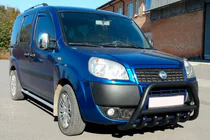 Fiat Doblo I 2005–2010 Bullbar WT003 Black (rustfrit stål) foto 1