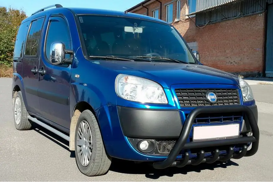Fiat Doblo I 2005–2010 Bullbar WT003 Black (rustfrit stål) Image
