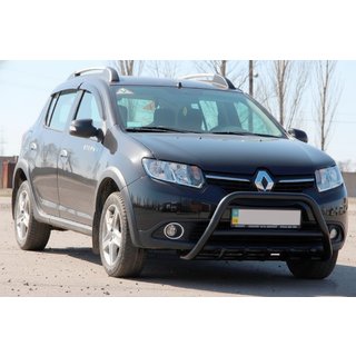 Bullbar WT003 Black (rustfrit stål) Dacia Sandero 2013–2020 foto 3