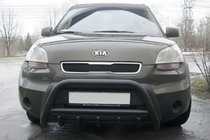 Kia Soul I 2008–2013 Bullbar WT003 Black (rustfrit stål) foto 1