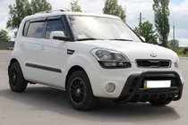 Kia Soul I 2008–2013 Frontbøjle WT004 Black (rustfrit stål) foto 2