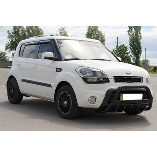 Frontbøjle WT004 Black (rustfrit stål) Kia Soul I 2008–2013 foto 2