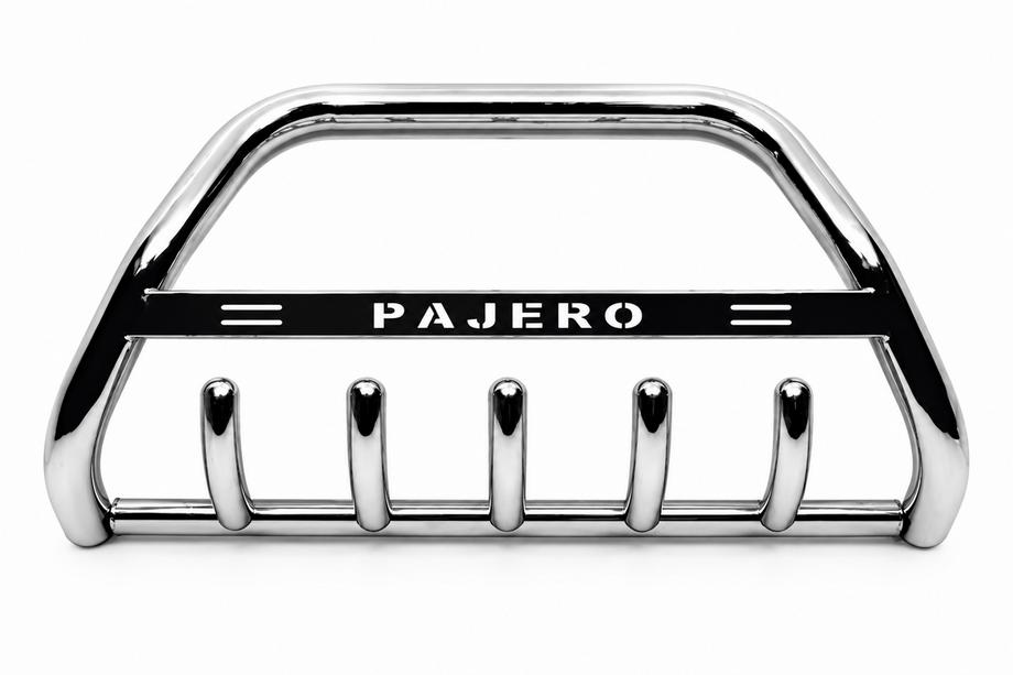 Mitsubishi Pajero Wagon IV 2006–2021 Kængurubøjle WT004 (rustfrit stål) Image