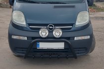 Opel Vivaro 2001–2015 Kængurubøjle WT004 Black (rustfrit stål) foto 1