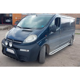 Kængurubøjle WT004 Black (rustfrit stål) Opel Vivaro 2001–2015 foto 2