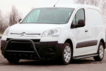 Peugeot Partner Tepee 2008–2018 Bullbar WT003 Black (rustfrit stål) foto 1