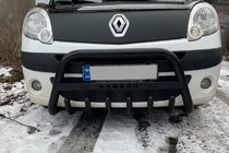 Renault Kangoo 2008–2020 Frontbøjle WT004 Black (rustfrit stål) foto 1