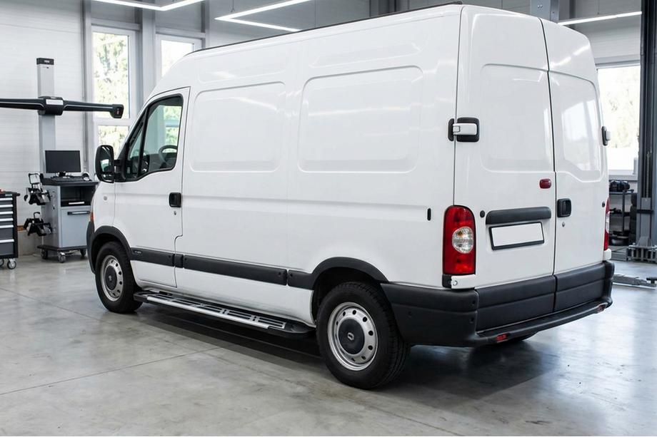 Renault Master 1998–2010 Sunrise sidetrin (2 stk., aluminium) Image