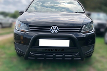 Volkswagen Touran 2010–2015 Frontbøjle WT004 Black (rustfrit stål) foto 1