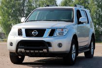 Nissan Navara 2006–2015 Kængurubøjle WT008 Black (rustfrit stål) foto 4