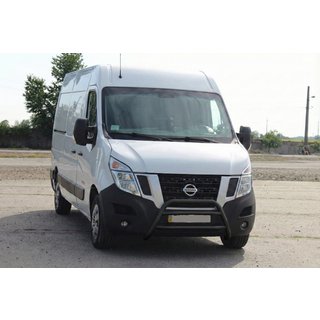 Kængurubøjle WT018 Black (rustfrit stål) Opel Movano 2010–2021 foto 1
