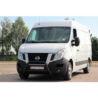 Kængurubøjle WT018 Black (rustfrit stål) Opel Movano 2010–2021 foto 2