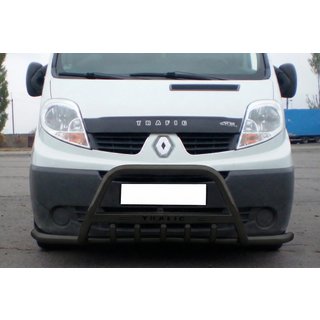 Kængurubøjle Exclusive Black (rustfrit stål) Renault Trafic 2001–2015 foto 1