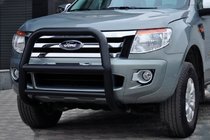 Ford Ranger 2011–2022 Frontbeskyttelse WT018 Black (rustfrit stål) foto 3