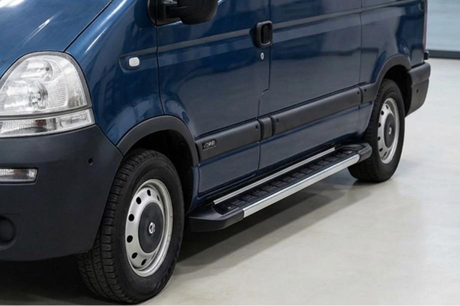 Renault Master 1998–2010 RedLine V1 sidetrin (2 stk., aluminium) Image