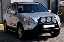 Honda CRV 2001–2006 Kængurubøjle WT018 Black (rustfrit stål) foto 1