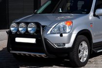 Honda CRV 2001–2006 Kængurubøjle WT018 Black (rustfrit stål) foto 2