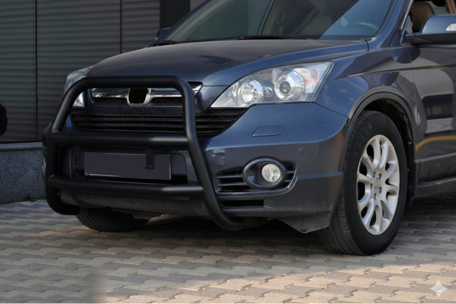 Honda CRV 2007–2011 Kængurubøjle WT018 Black (rustfrit stål) Image