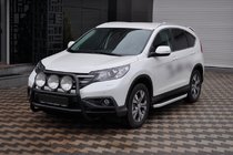 Honda CRV 2012–2016 Frontbeskyttelse WT018 Black (rustfrit stål) foto 3
