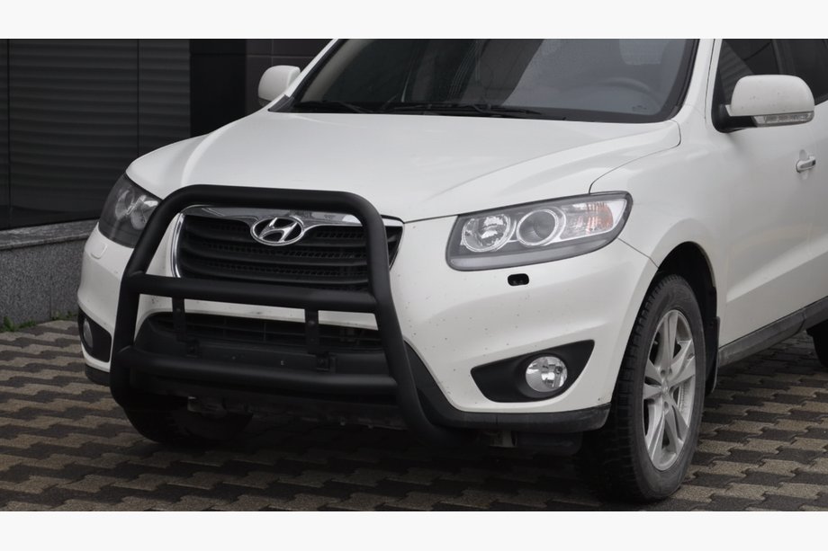 Hyundai Santa Fe 2 2006–2012 Kængurubøjle WT018 Black (rustfrit stål) Image