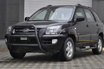 Kia Sportage 2004–2010 Kængurubøjle WT018 Black (rustfrit stål) foto 1
