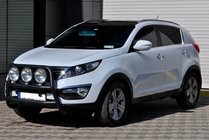 Kia Sportage 2010–2015 Kængurubøjle WT018 Black (rustfrit stål) foto 2