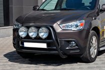 Mitsubishi ASX 2010–2023 Kængurubøjle WT018 Black (rustfrit stål) foto 1