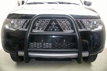 Mitsubishi L200 2006–2015 Kængurubøjle WT018 Black (rustfrit stål) foto 3