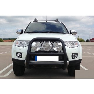 Kængurubøjle WT018 Black (rustfrit stål) Mitsubishi L200 2006–2015 foto 2