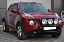 Nissan Juke 2010–2019 Frontbøjle WT018 Black (rustfrit stål) foto 3