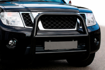 Nissan Pathfinder R51 2005–2014 Frontbøjle WT018 Black (rustfrit stål) foto 1