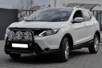 Nissan Qashqai 2014–2021 Frontbøjle WT018 Black (rustfrit stål) foto 1
