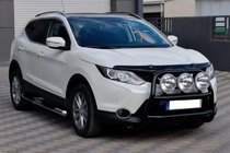 Nissan Qashqai 2014–2021 Frontbøjle WT018 Black (rustfrit stål) foto 3