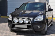 Nissan Qashqai 2010–2014 Kængurubøjle WT018 Black (rustfrit stål) foto 2