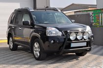 Nissan X-trail T31 2007–2014 Frontbøjle WT018 Black (rustfrit stål) foto 3