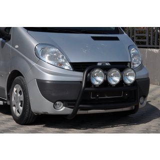 Kængurubøjle WT018 Black (rustfrit stål) Opel Vivaro 2001–2015 foto 2