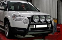 Skoda Yeti 2009–2017 Kængurubøjle WT018 Black (rustfrit stål) foto 2